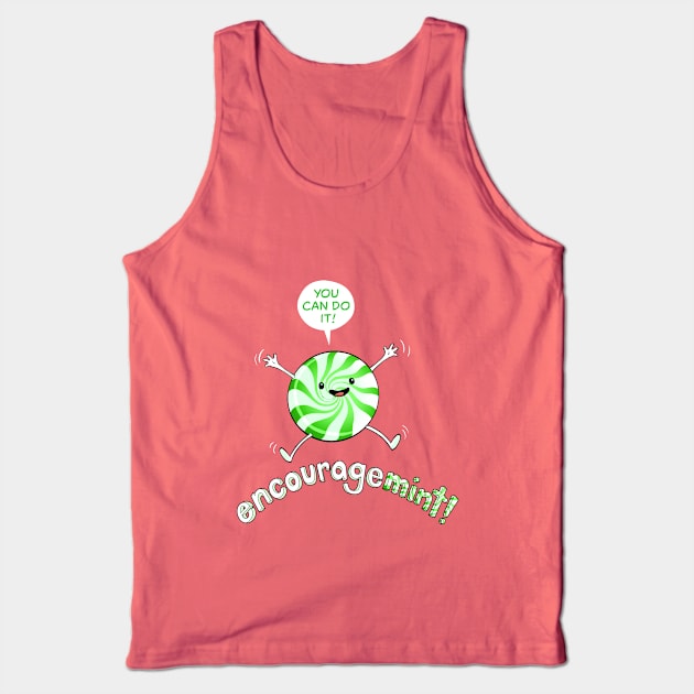 ENCOURAGEMINT (SPEARMINT) Tank Top by JasonPiperberg